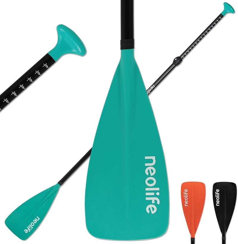 WONITAGO SUP Paddles for Kid with Aluminum Shaft and PP Blade, Floating Stand Up Paddle Board Paddle for Youth and Junior, Adjustable 140-170 cm/55-67 Inches - Image 1